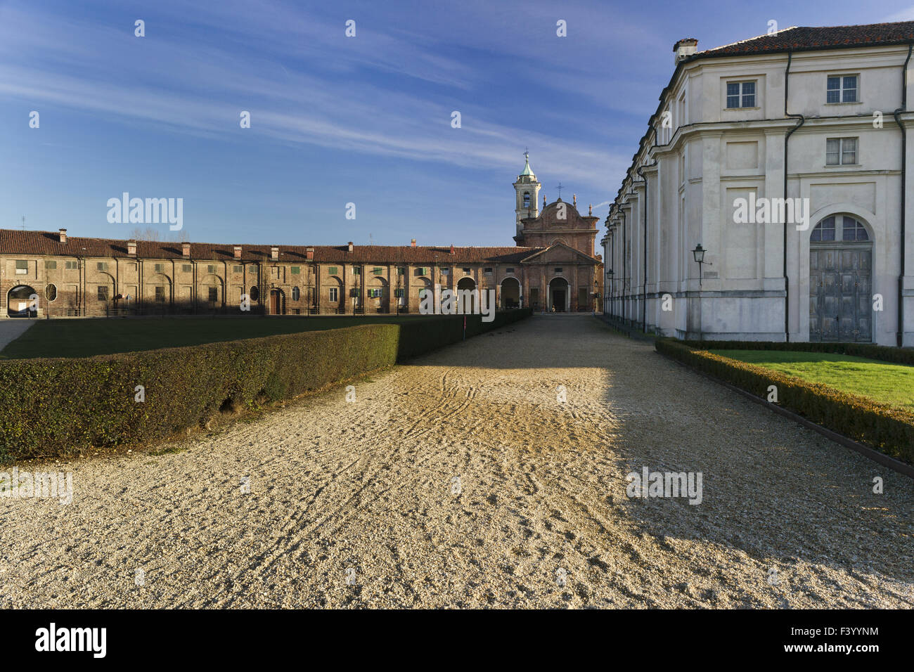 Das barocke Jagdschloss Stupinigi, Turin Stockfoto