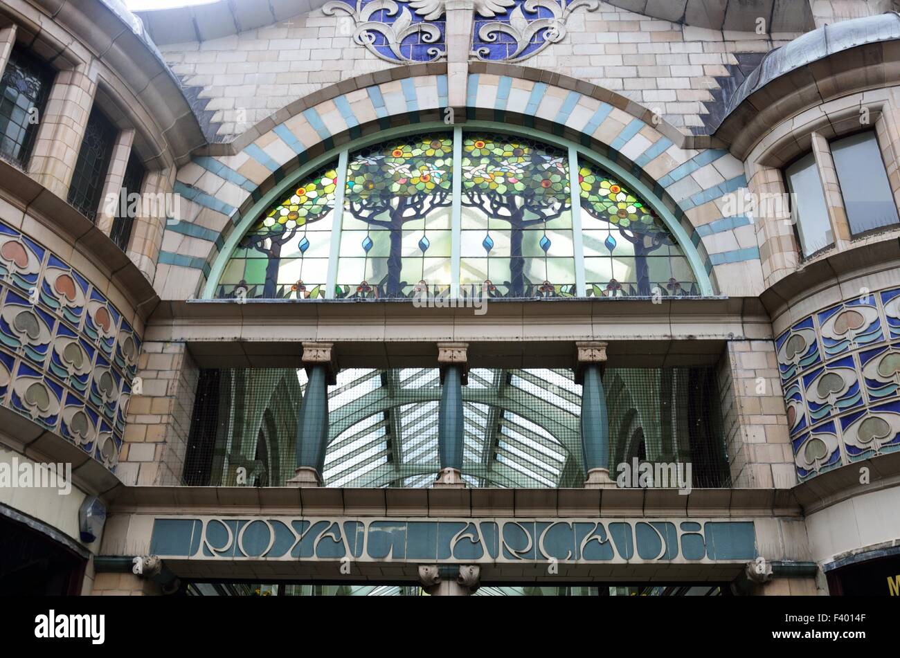 Royal Arcade Norwich Stockfoto