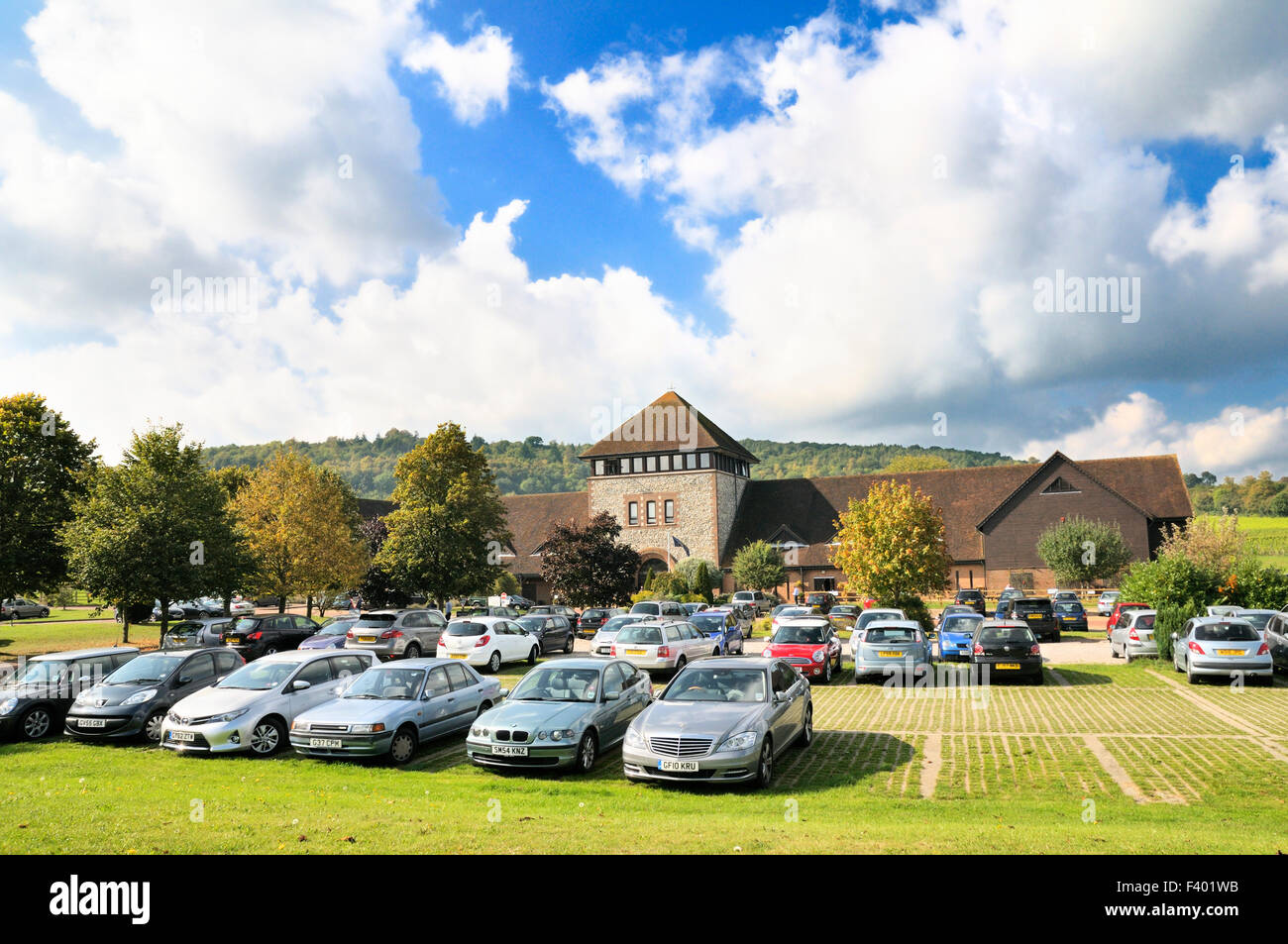 Denbies Wine Estate, Dorking, Surrey, England, Vereinigtes Königreich Stockfoto