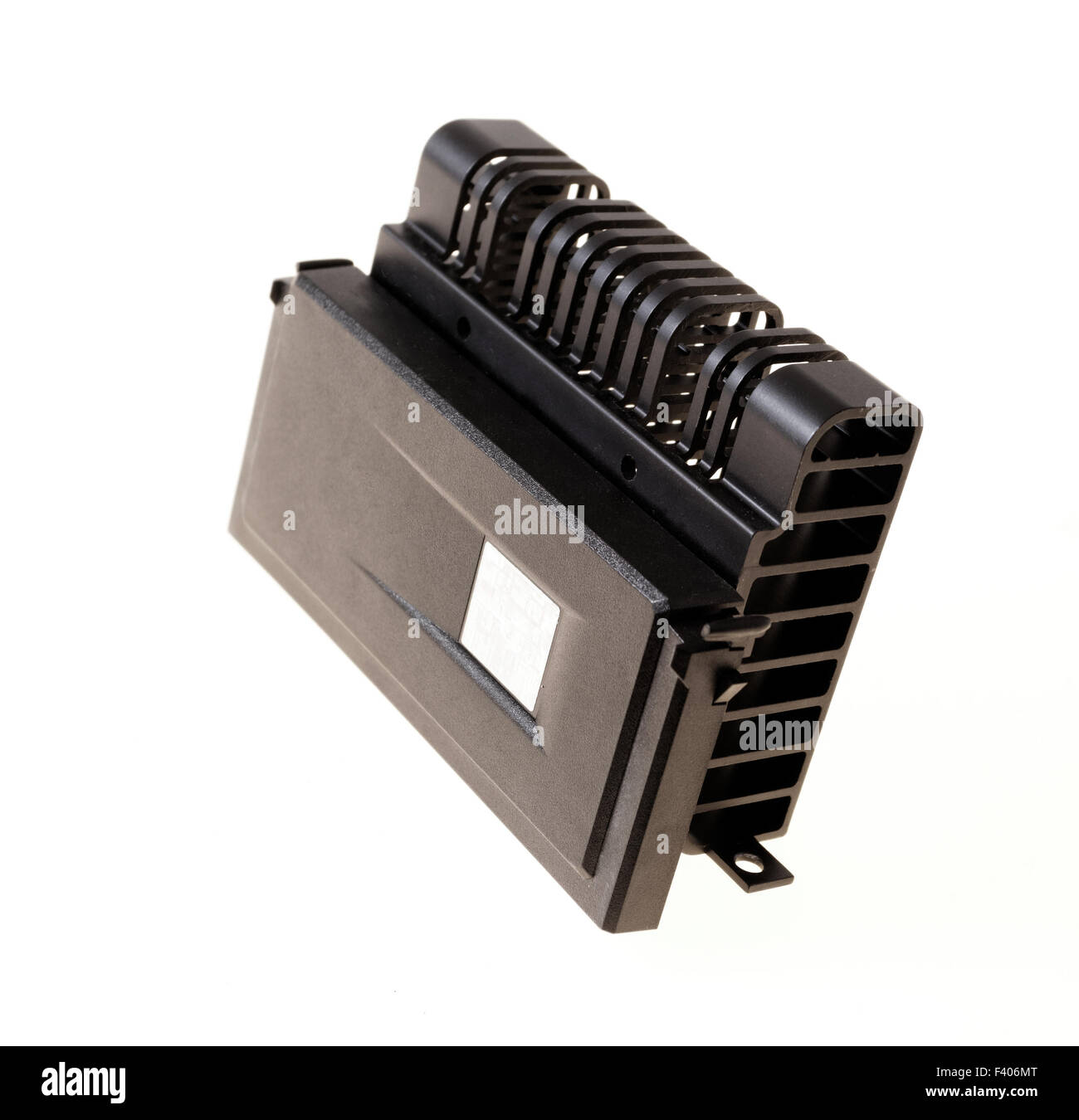 Foto von einem alten Prozessor passive Kühlkörper Stockfoto