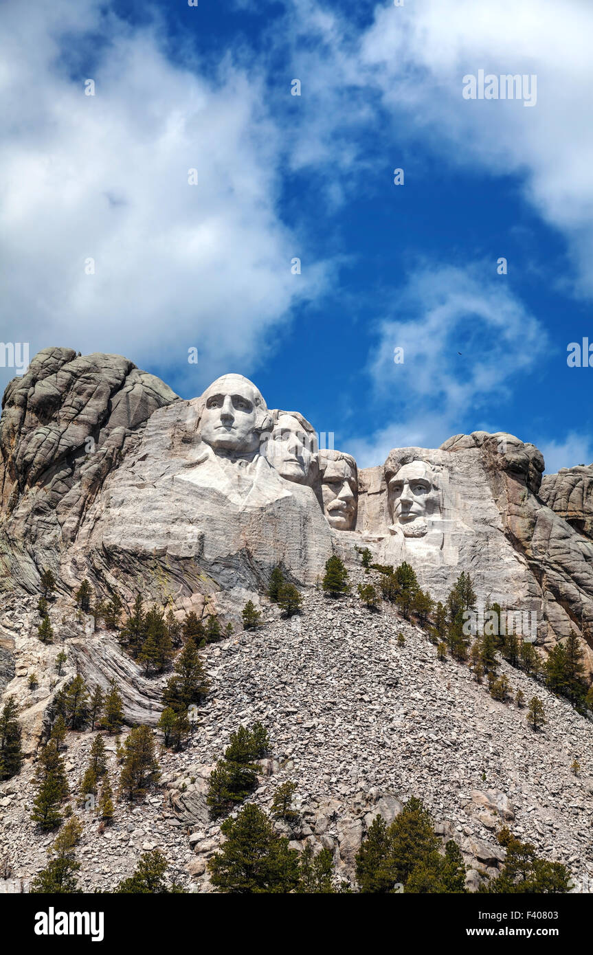 Mount Rushmore Monument in South Dakota Stockfoto