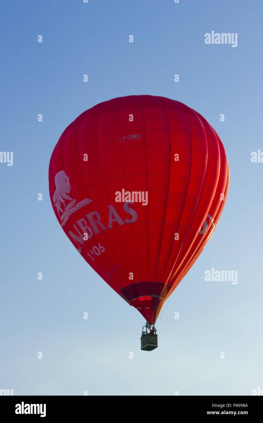 Red Stumbras Ballon Stockfoto