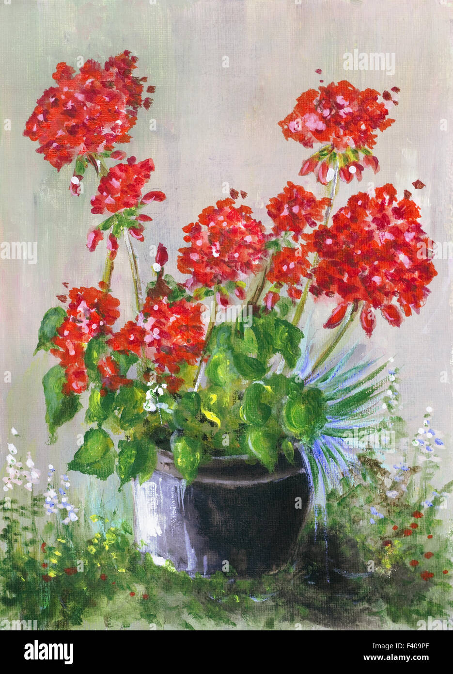 Geranie im blumentopf Fotos und Bildmaterial in hoher Auflösung Alamy