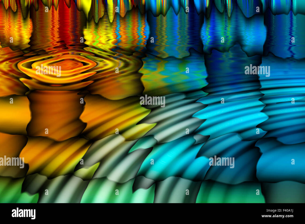 Farbenfrohe Grafik Stockfoto