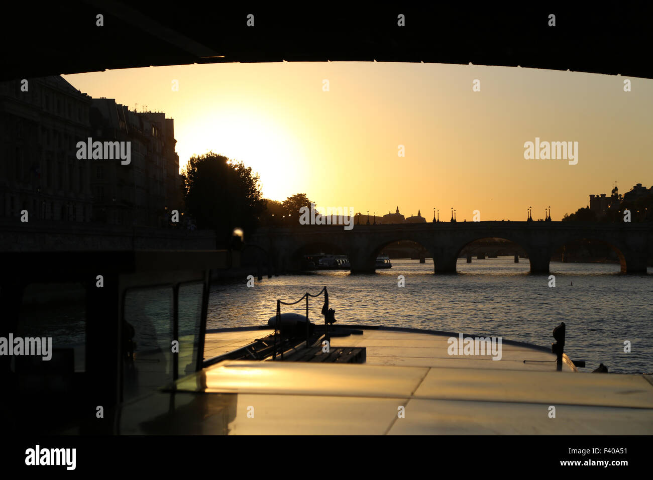 Seineufer Paris - 02 Stockfoto