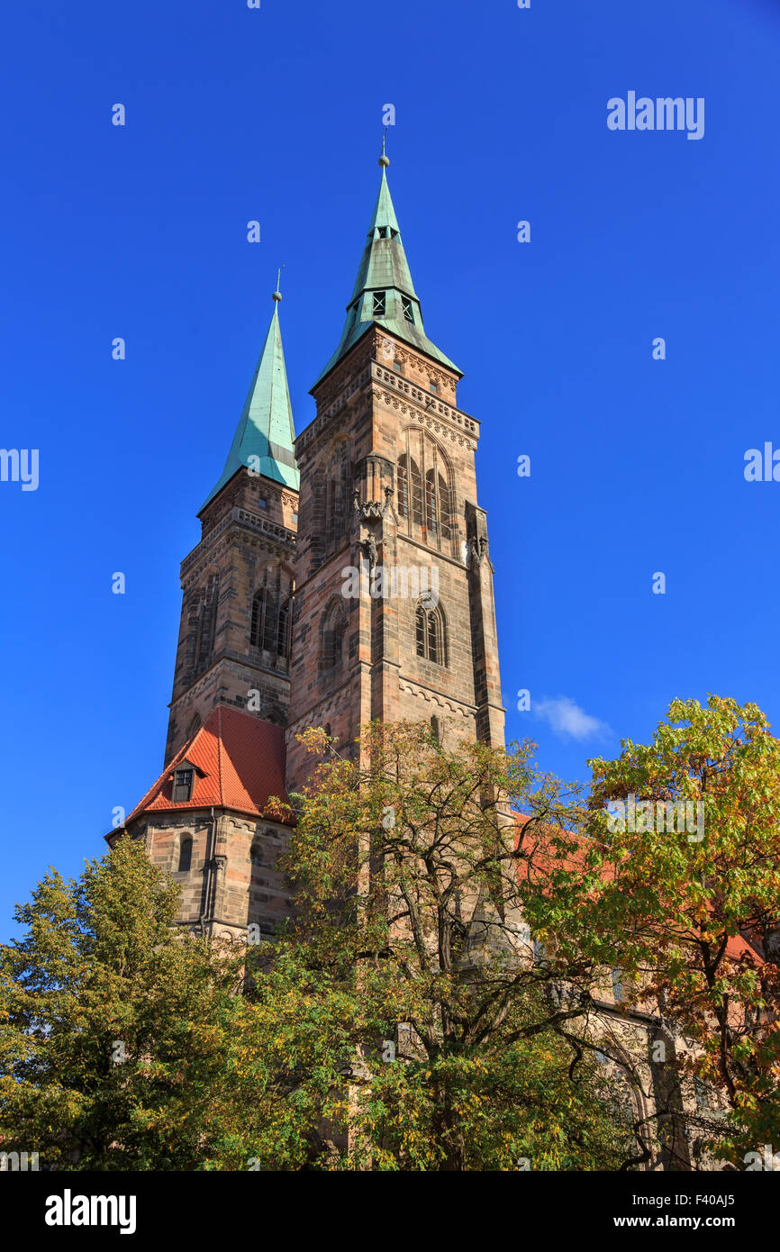 St. Sebaldus-Kirche in Nürnberg Stockfoto