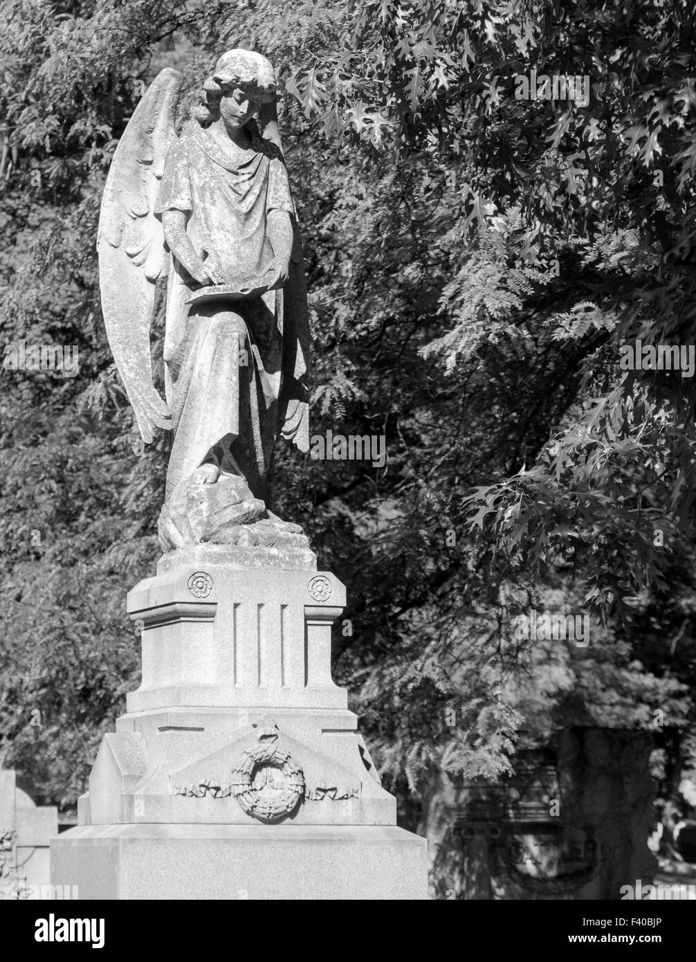 Friedhof Engel Einnahme stellt fest Stockfoto