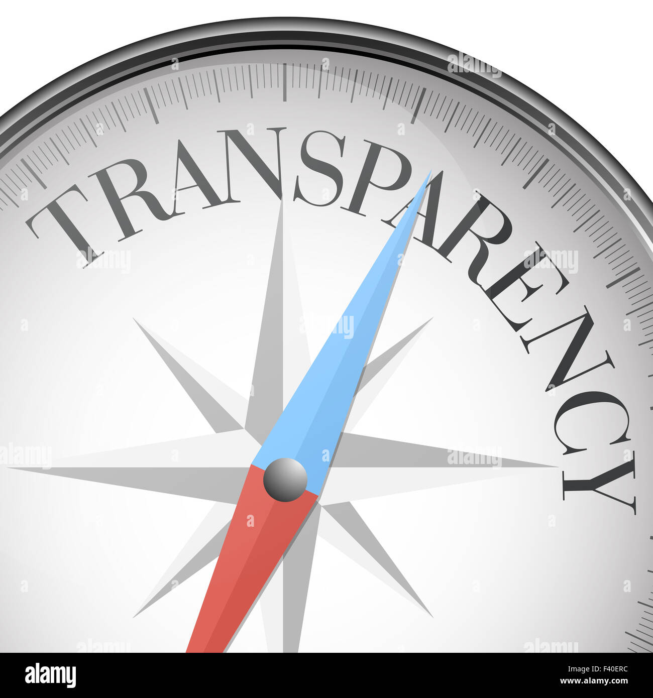 Kompass-Transparenz Stockfoto