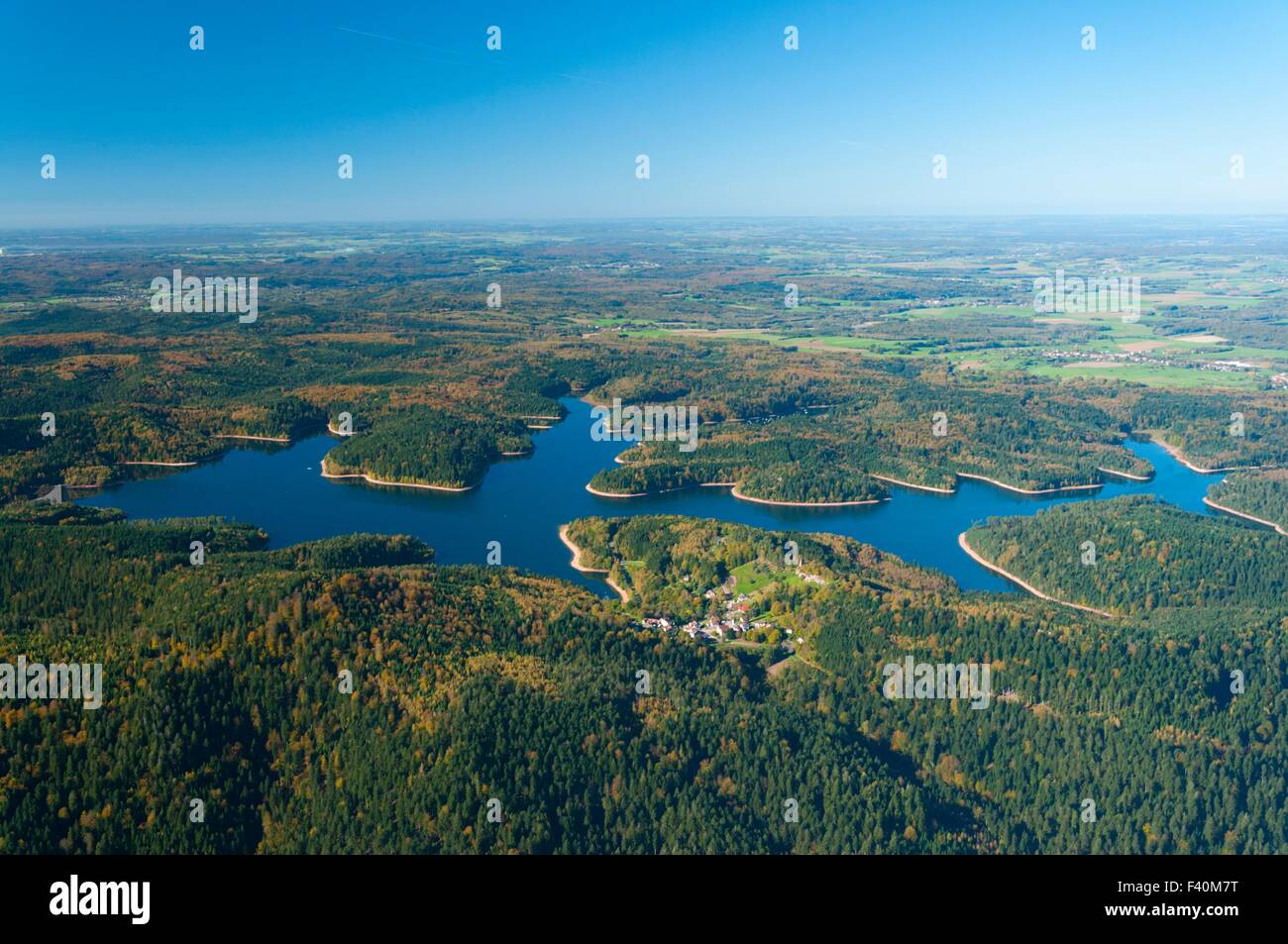 Frankreich, Meurthe-et-Moselle (54), See De La Pierre-Percee (Luftbild) / / Meurthe-et-Moselle (54), Lac De La Pierre-Percee (V Stockfoto