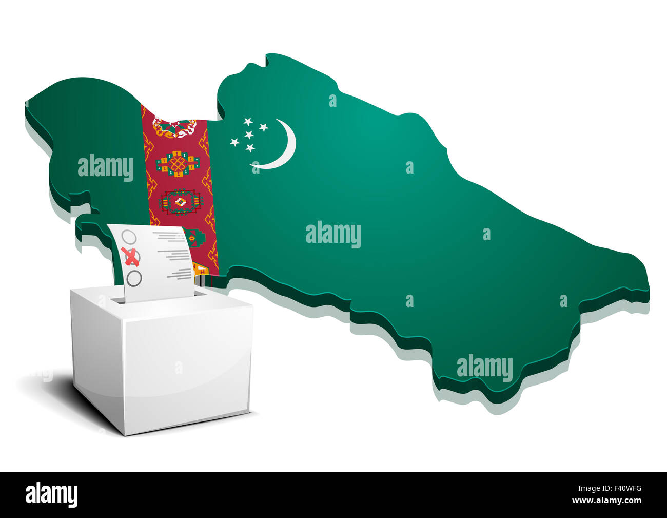 Siegeszugs Turkmenistan Stockfoto