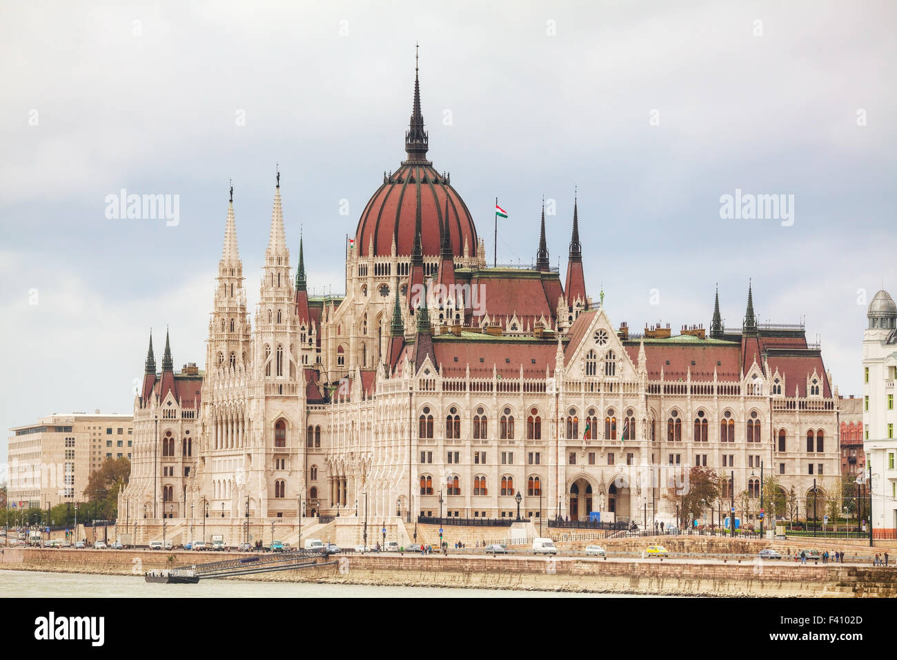 Parlamentsgebäude in Budapest, Ungarn Stockfoto