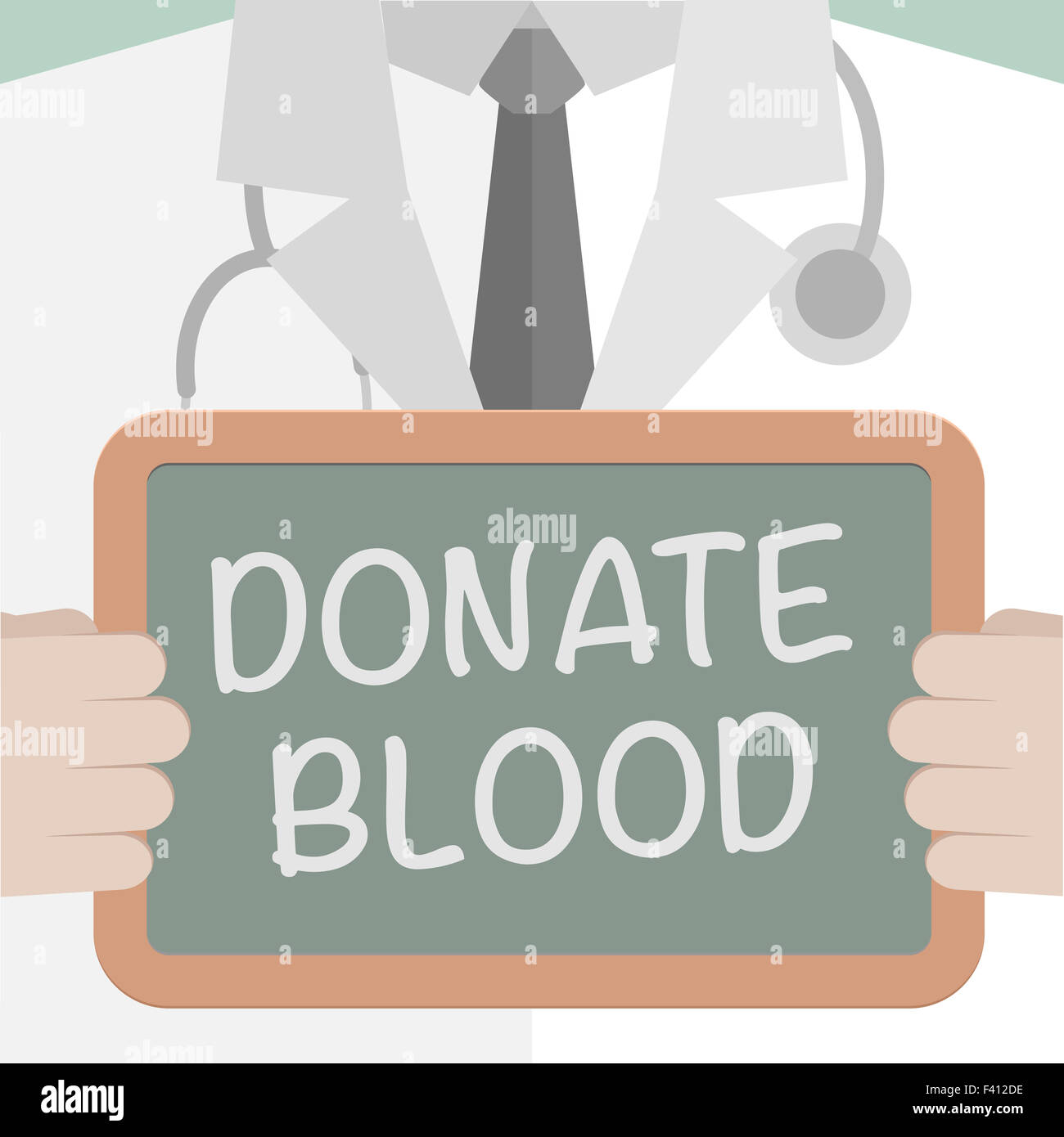 Blut spenden Stockfoto