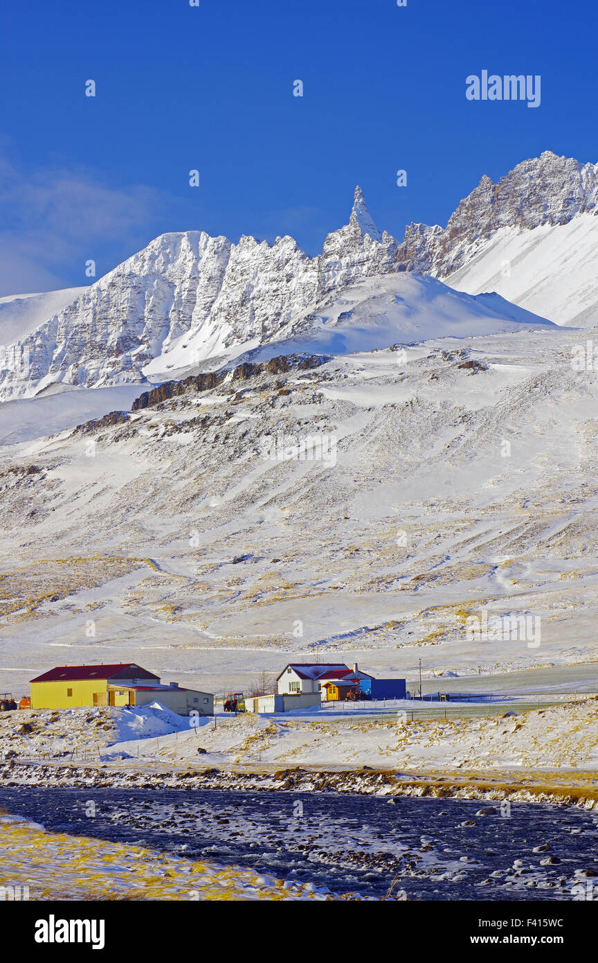 Unberührte Berglandschaft Stockfoto