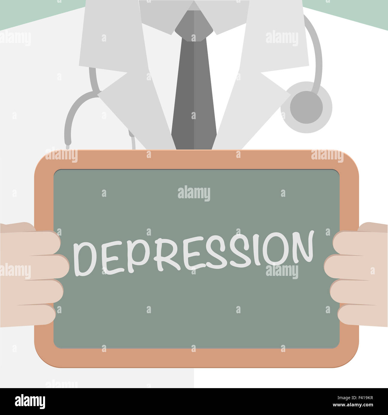 Ärztekammer-Depression Stockfoto