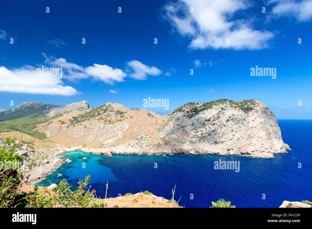 Ruhige Bucht auf Mallorca Stockfoto