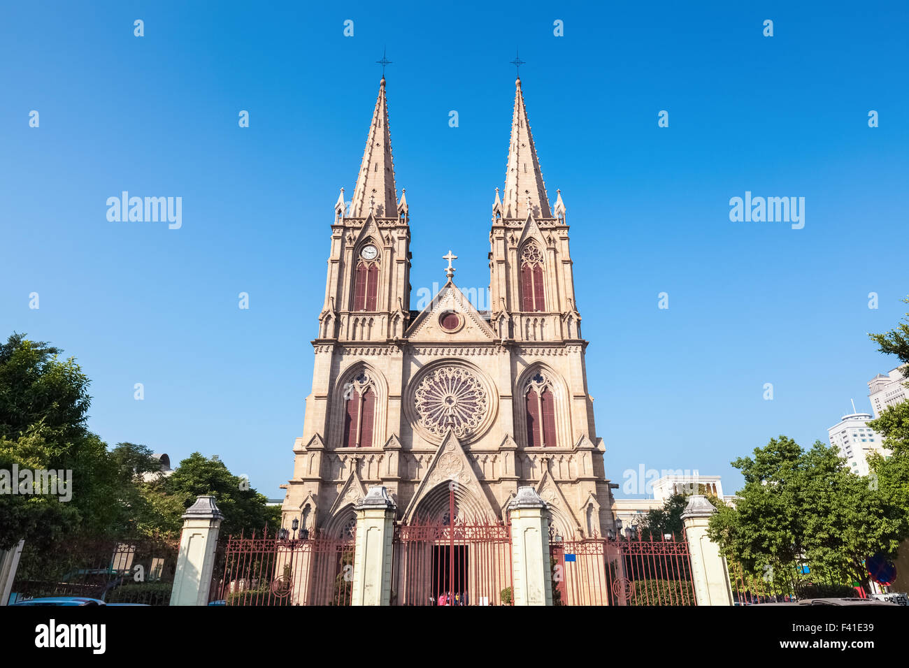 Heilige Herz-Kathedrale Stockfoto