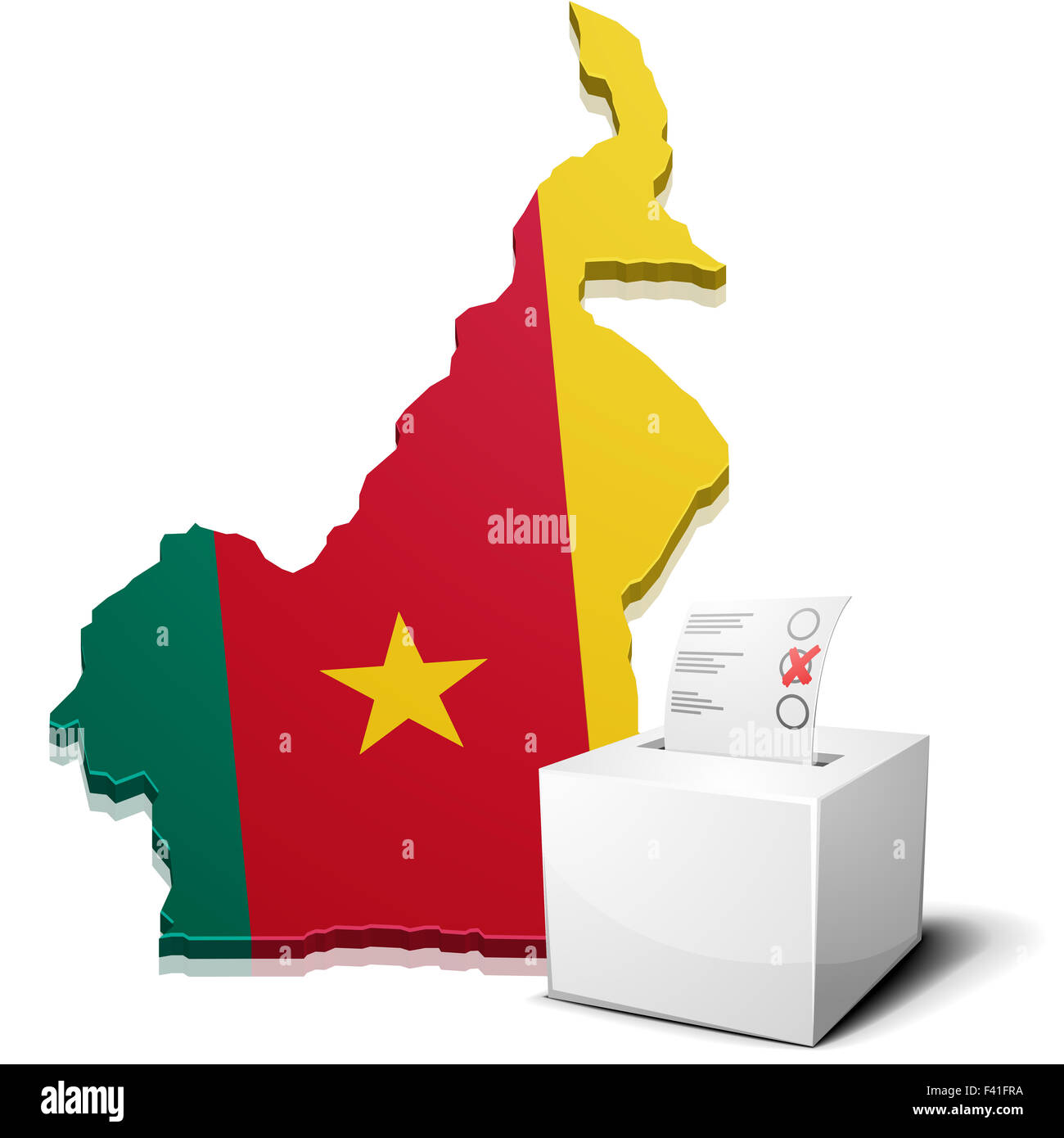 Siegeszugs Kamerun Stockfoto