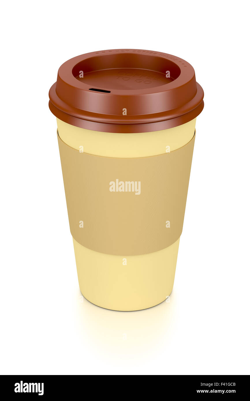 Kaffee zum mitnehmen Stockfoto
