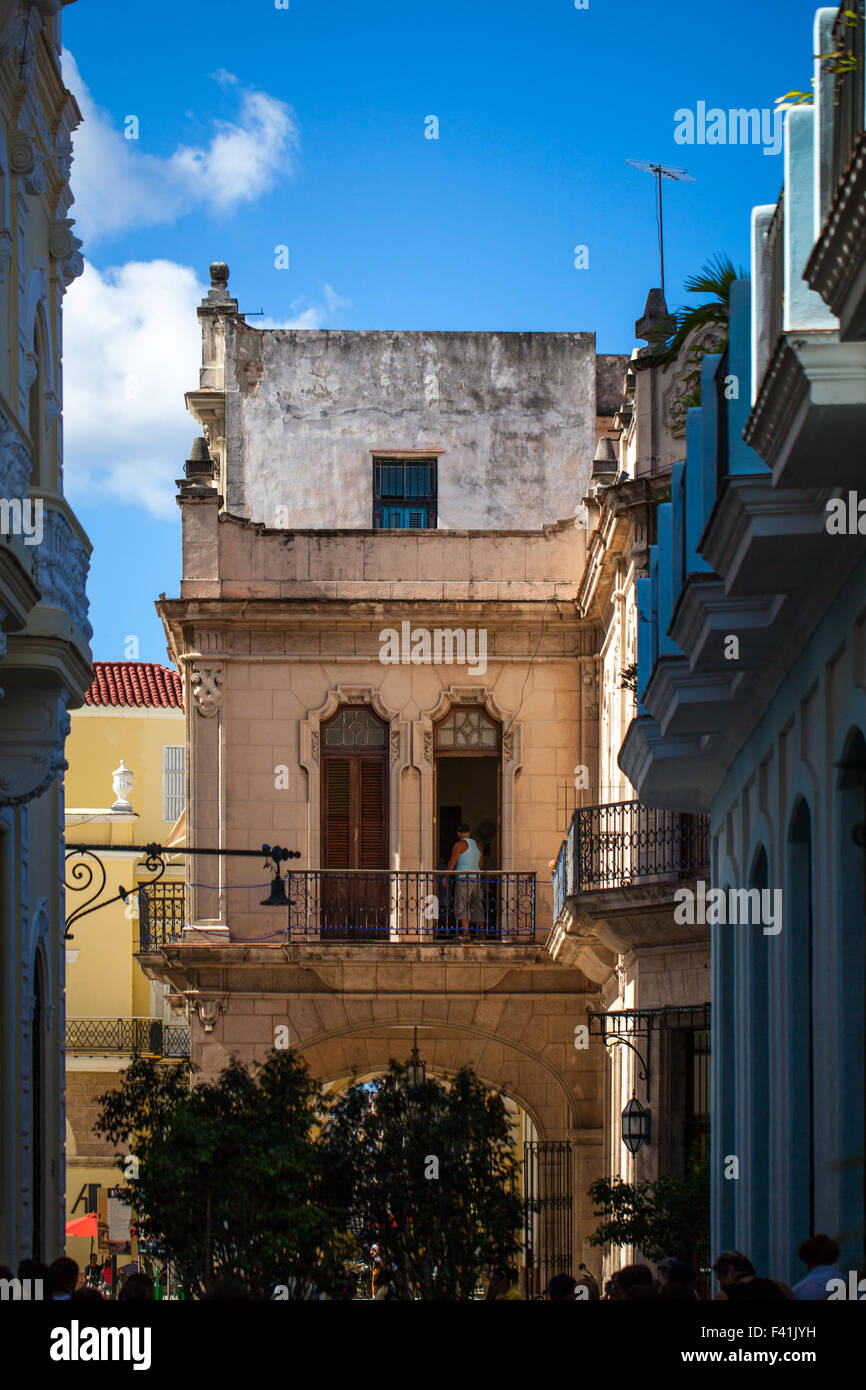 Blick auf die Karibik Kuba Havanna Stadt Stockfoto