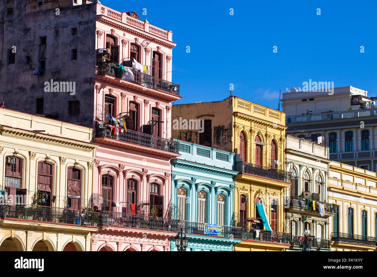 Karibik-Kuba-Havanna sieht 4 Stockfoto