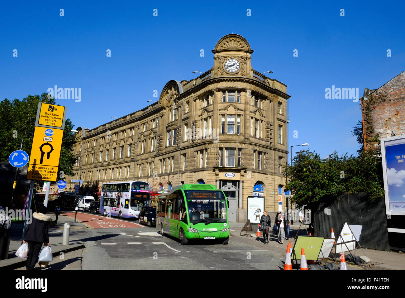 Victoria Station, Manchester, England, Stockfoto