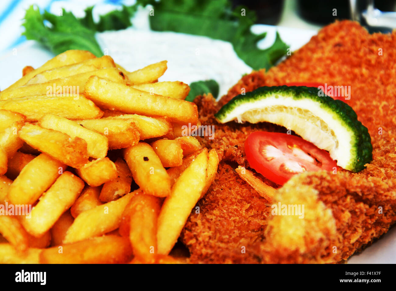 Fish &amp; Chips Stockfoto