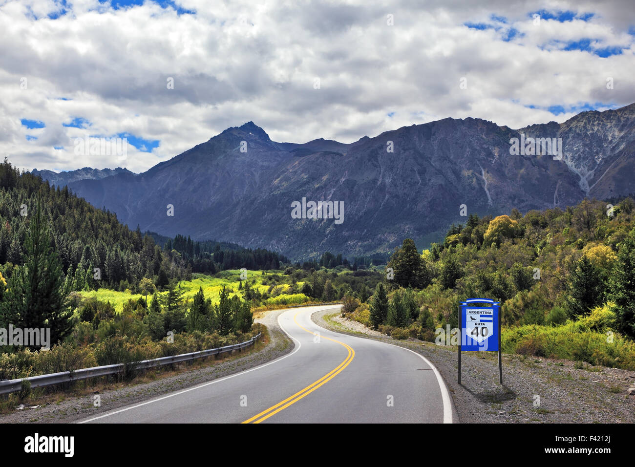 Die Route 40, Süd-Argentinien Stockfoto
