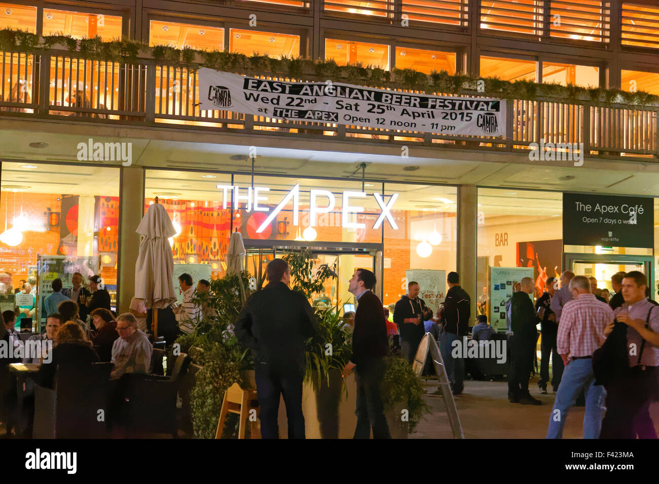 Apex Veranstaltungsort in Bury St Edmunds, Großbritannien Stockfoto