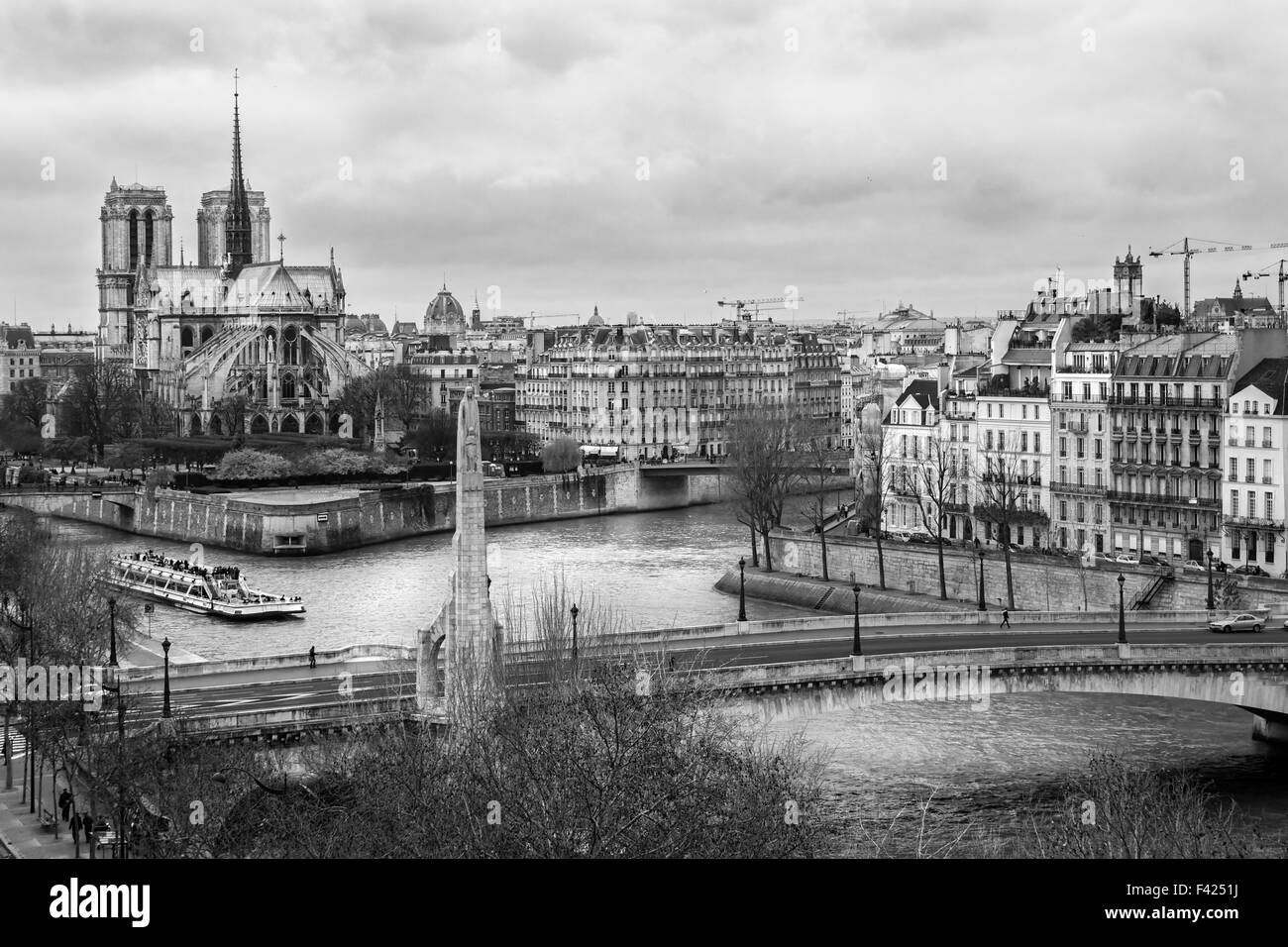 Kathedrale von Notre Dame de Paris, Frankreich. Stockfoto