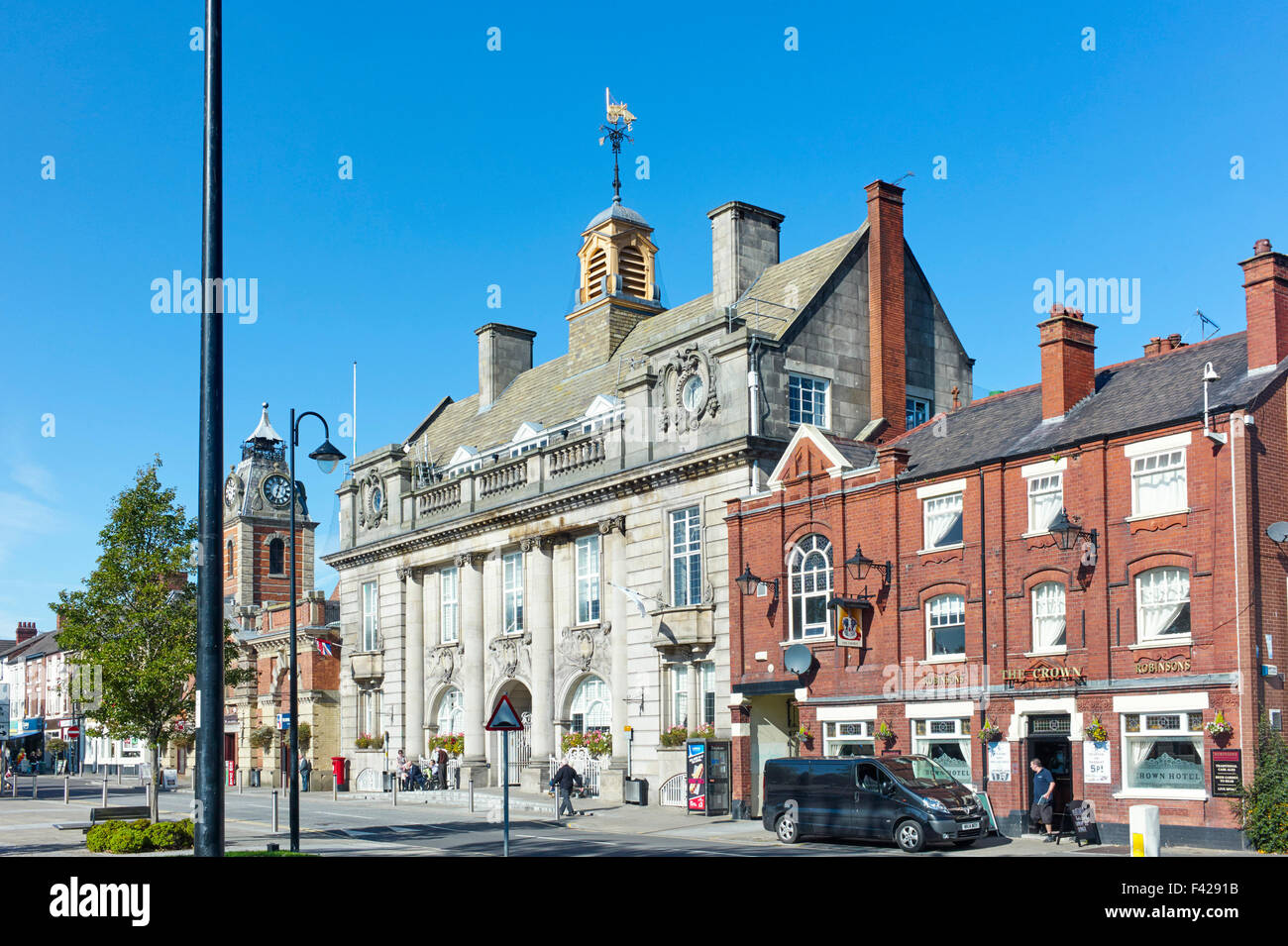 Crewe Rathaus Stockfoto