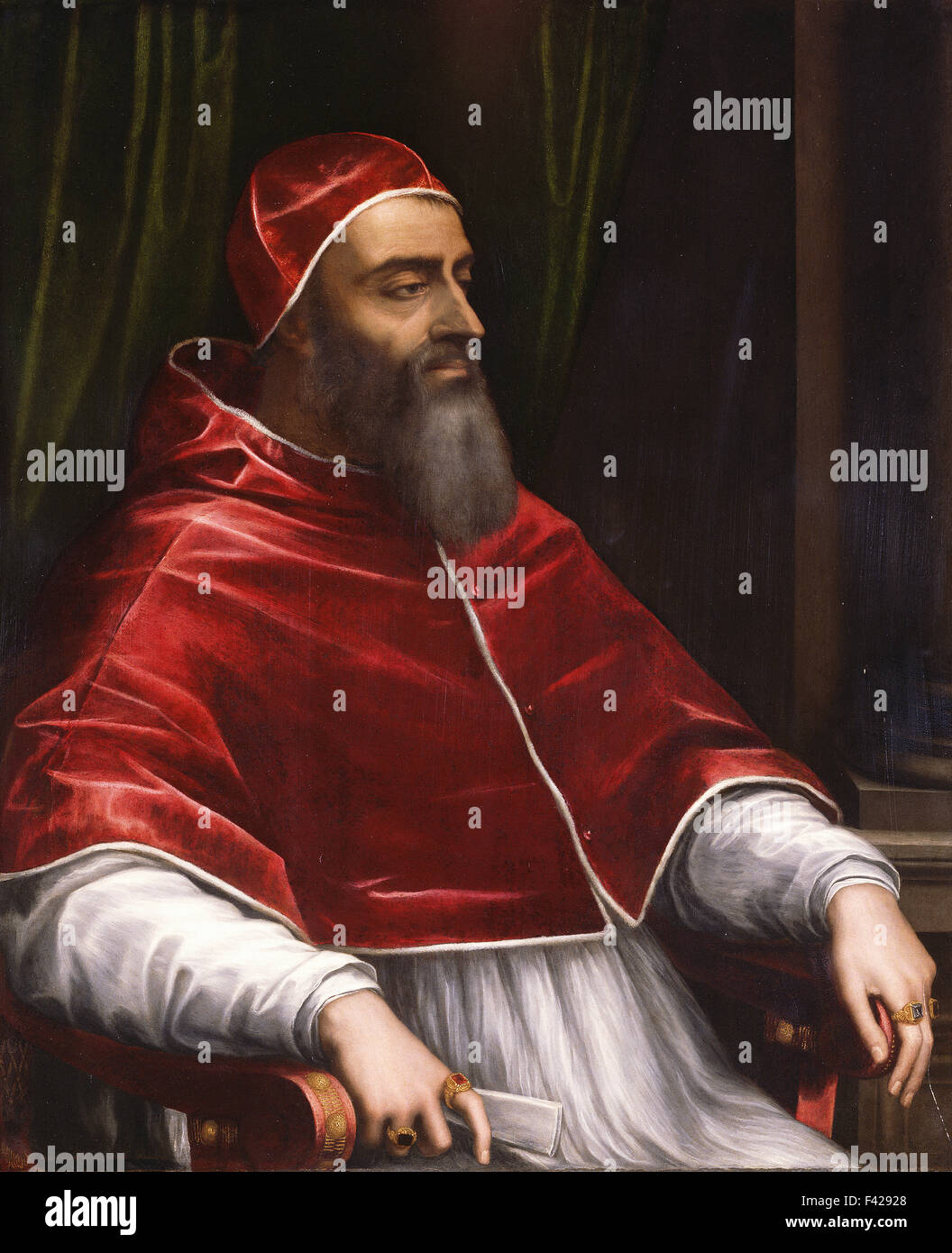 Sebastiano del Piombo - Papst Clemens VII. Stockfoto
