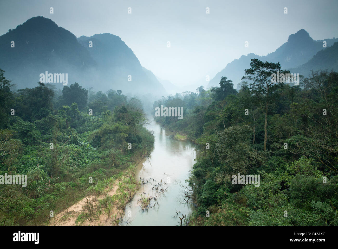 Phong Nha-Kẻ Bàng ist ein Nationalpark und UNESCO-Weltkulturerbe, Provinz Quảng Bình, Vietnam Stockfoto