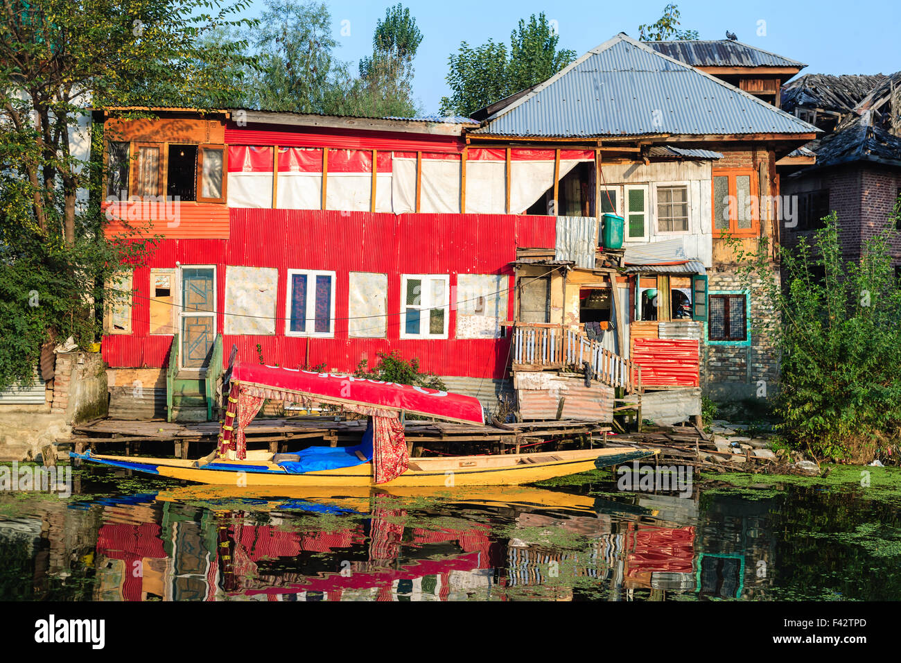 Altes Haus in Vietnam und Indien Stockfoto