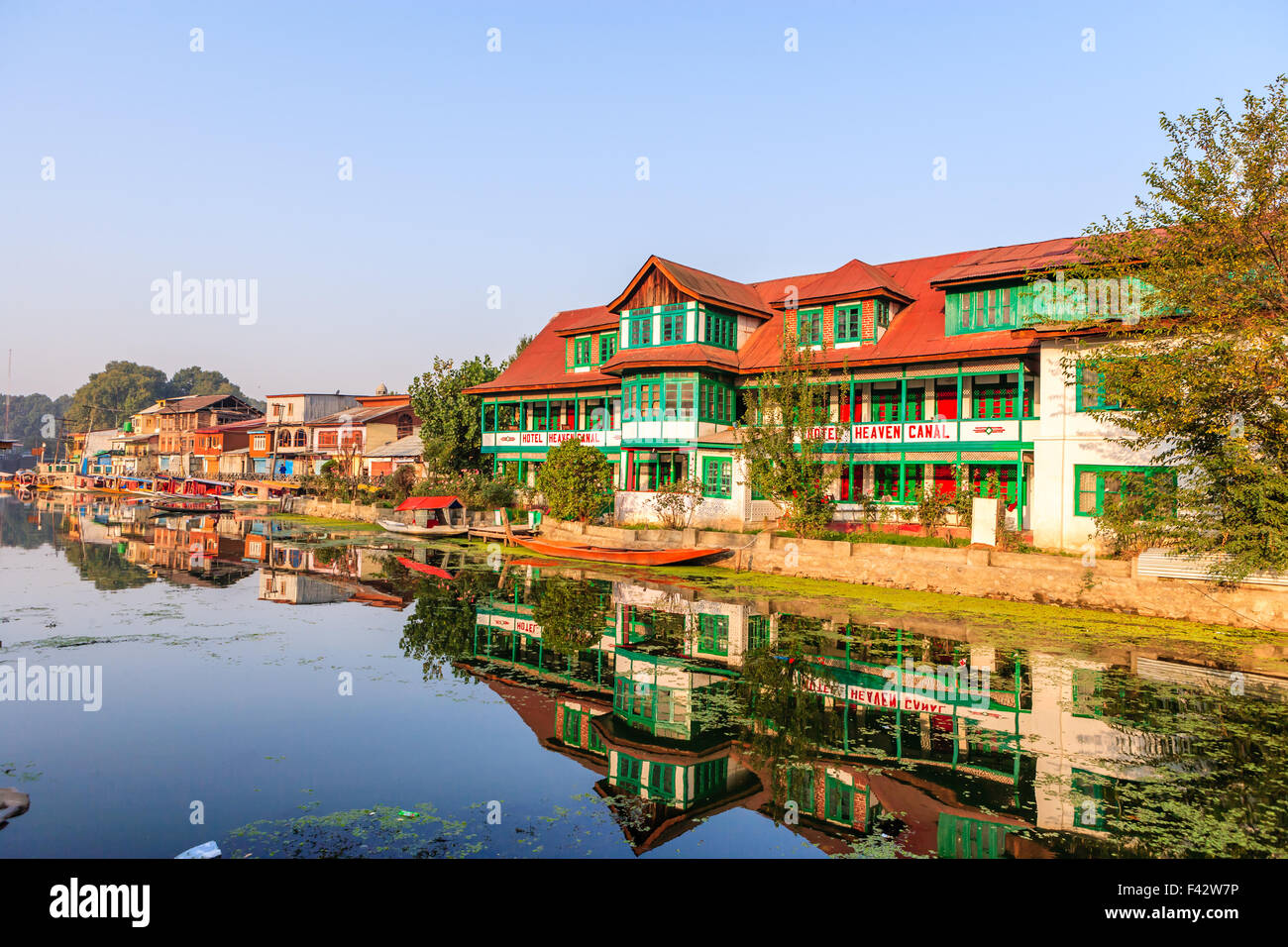 Altes Haus in Vietnam und Indien Stockfoto