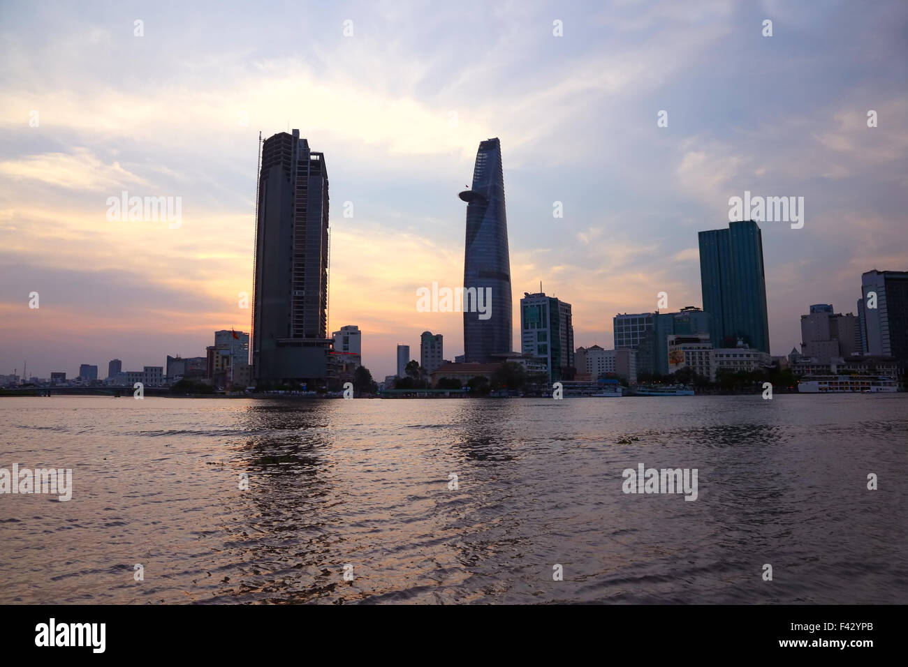 Ho-Chi-Minh-Stadt Stockfoto