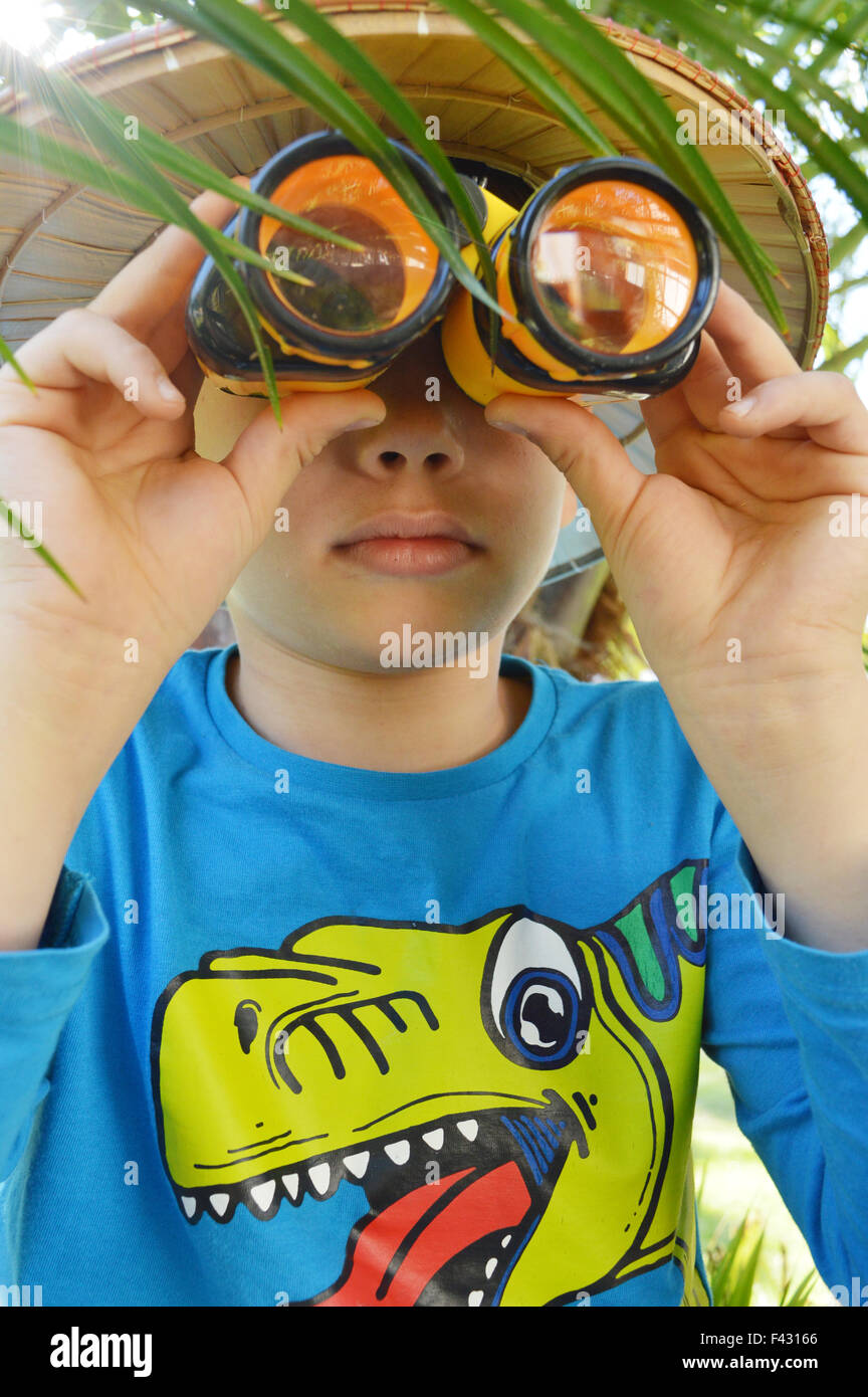 Junge Abenteurer Stockfoto