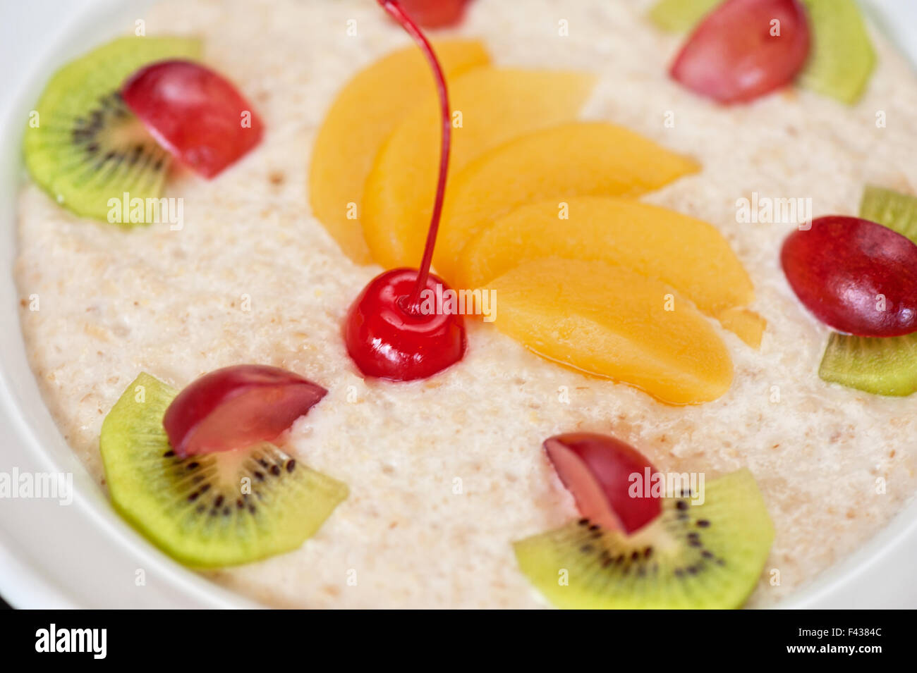 Schmackhafte Haferflocken Stockfoto