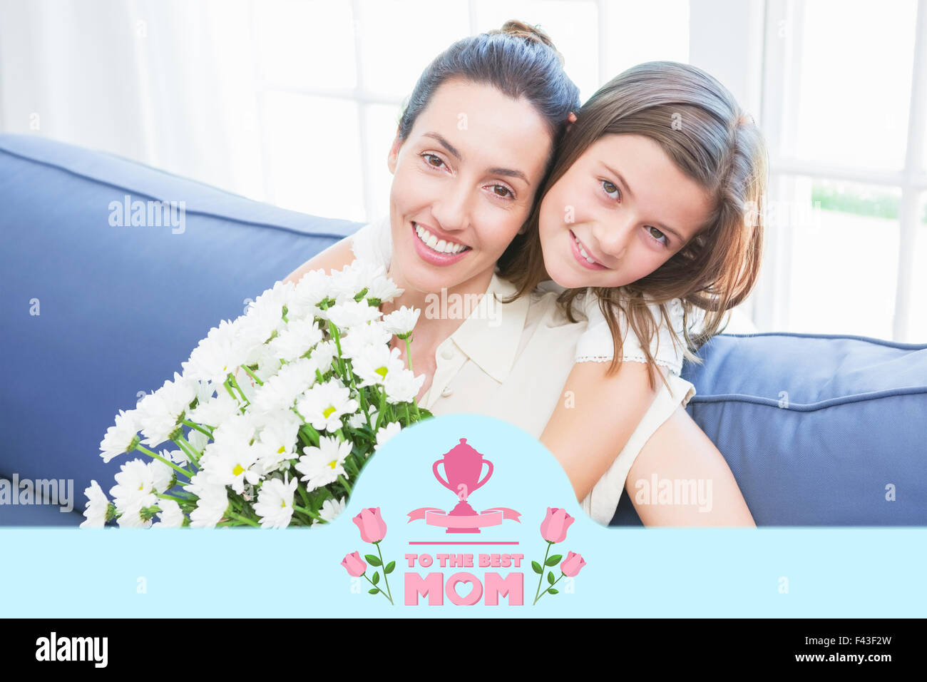Zusammengesetztes Bild der Mütter Tag Gruß Stockfoto