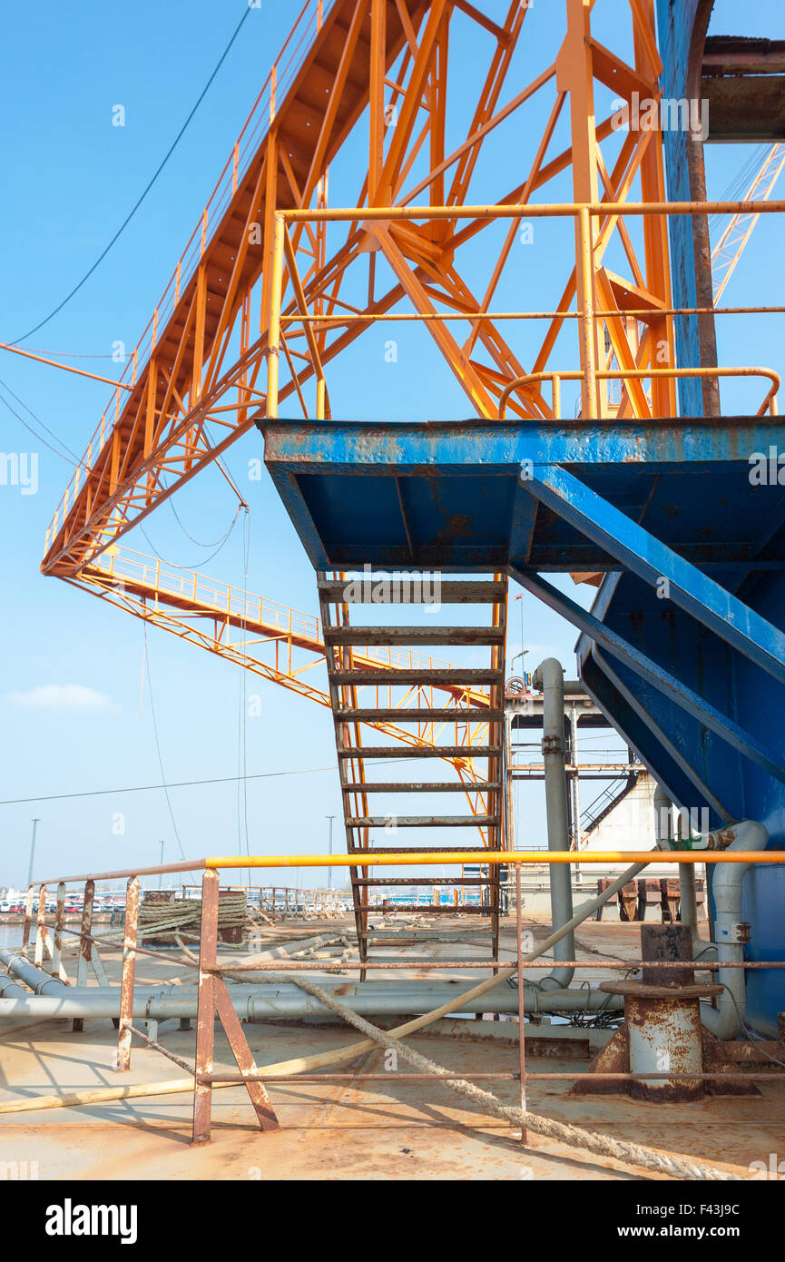 Schwimmdock Stockfoto