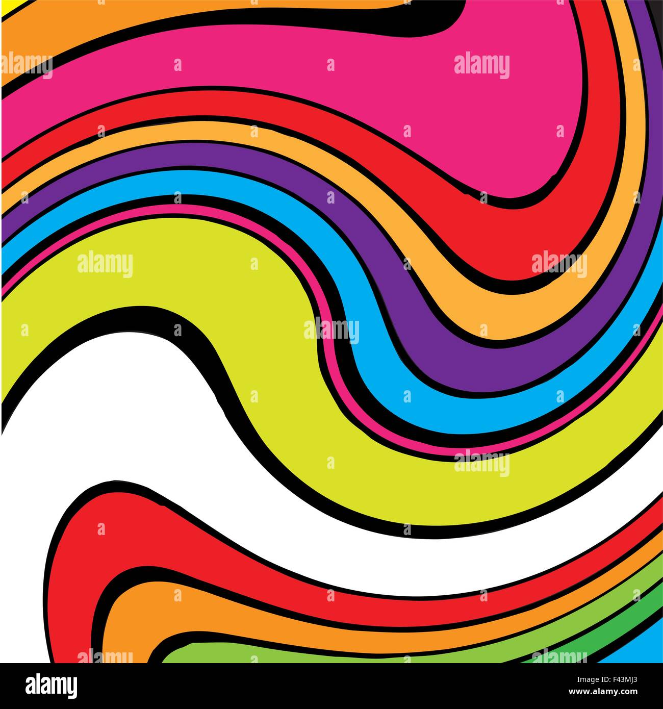 Psychedelik Hintergrund Stock Vektor