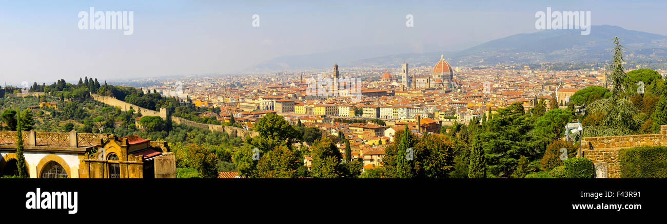 Florenz Toskana panorama Stockfoto