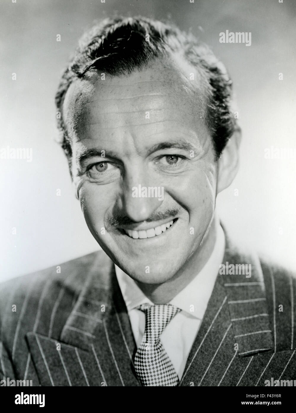 Englischer Schauspieler DAVID NIVEN (1910-1983) um 1960 Stockfotografie ...