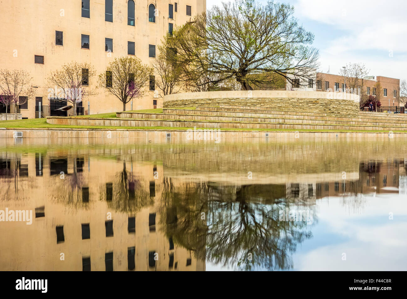 Oklahoma City bombing Denkmal Stockfoto