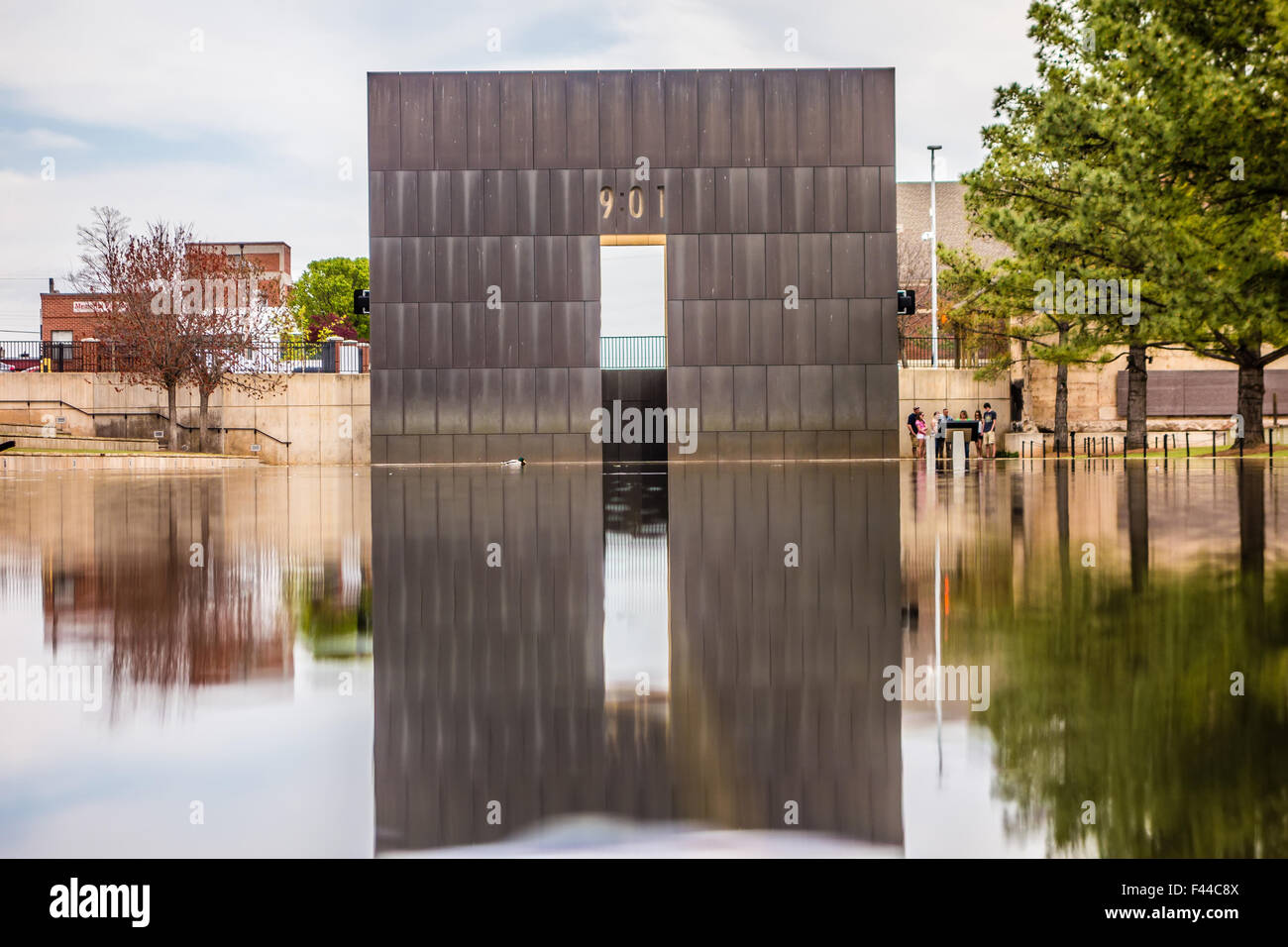 Oklahoma City bombing Denkmal Stockfoto