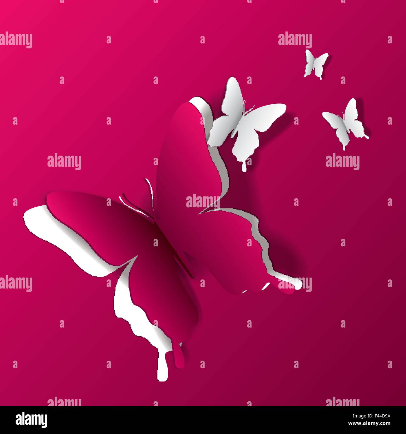Schmetterlinge-Hintergrund Stock Vektor