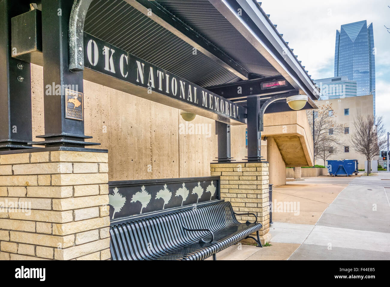 Oklahoma City bombing Denkmal Stockfoto