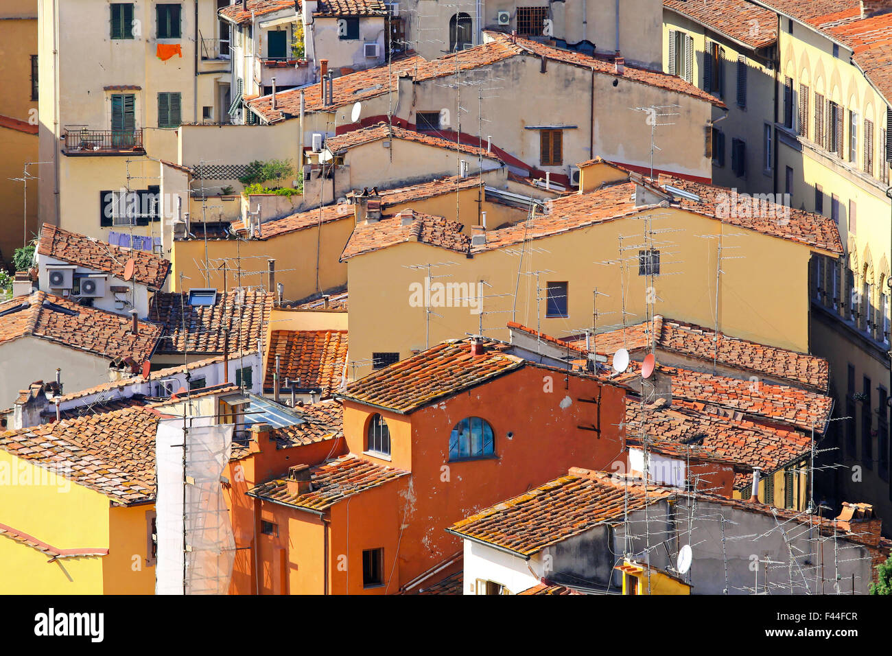 Florenz-Dächer Stockfoto