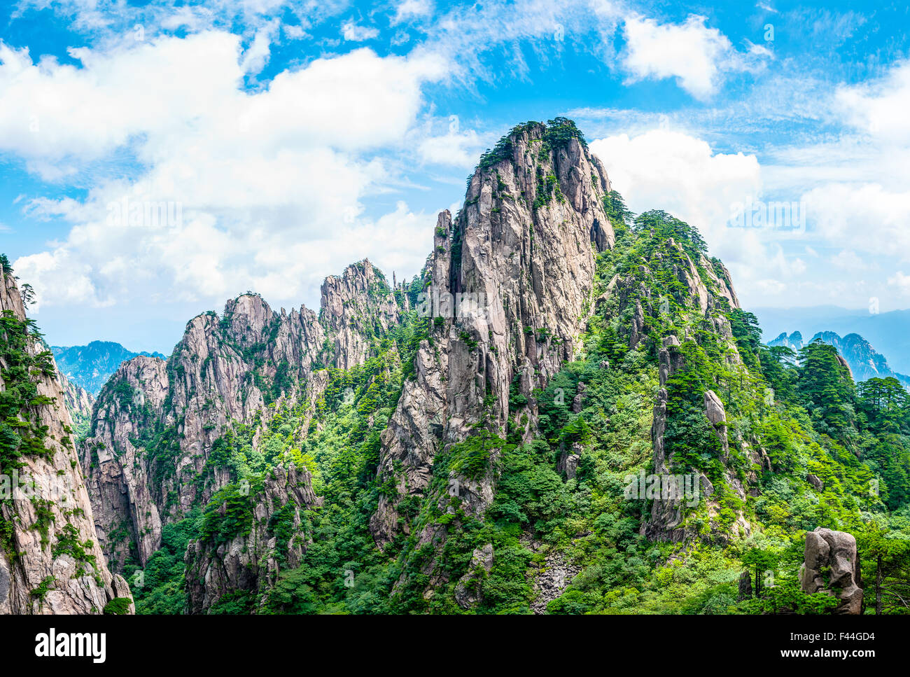 Berg Huangshan, Anhui, China Stockfoto