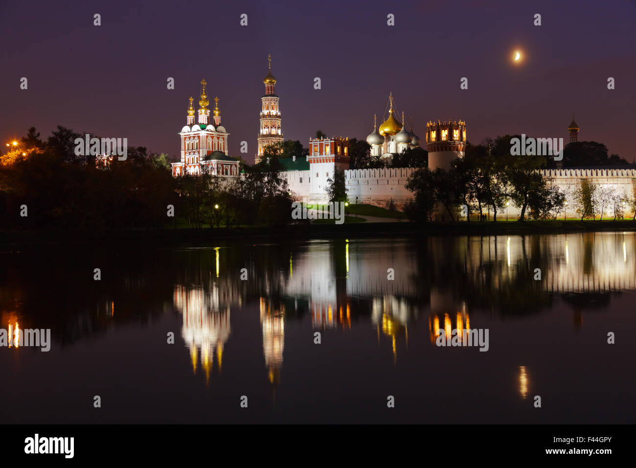 Novodevichiy Convent in Moskau, Russland Stockfoto