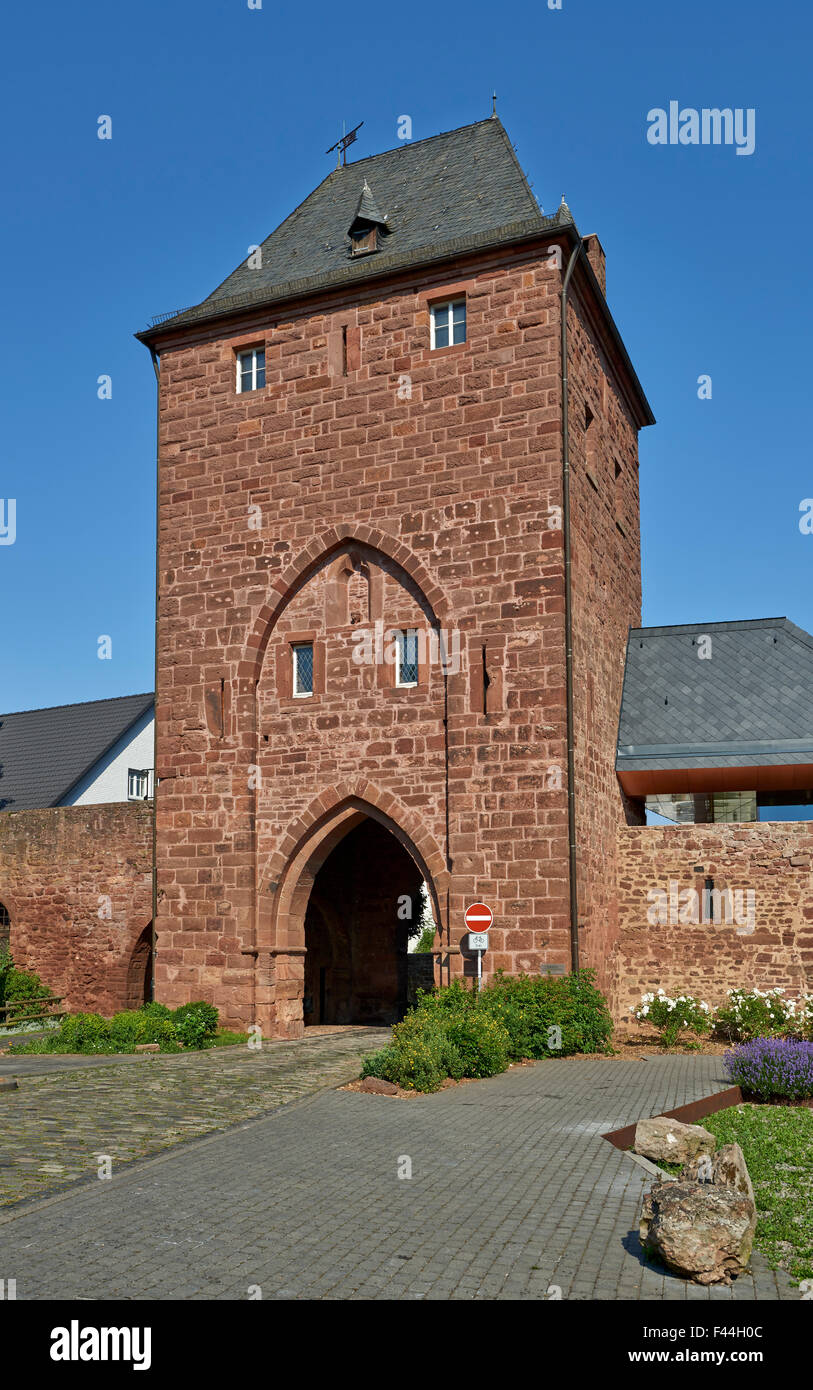 Stadt Tor "Zuelpicher Tor" von Nideggen, Nordrhein-Westfalen, Deutschland, Europa Stockfoto
